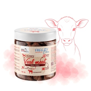 Freezy Pure 100% liofilizowane mięso cielęce 70g Syta Micha
