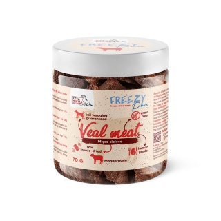 Freezy Pure 100% liofilizowane mięso cielęce 70g Syta Micha